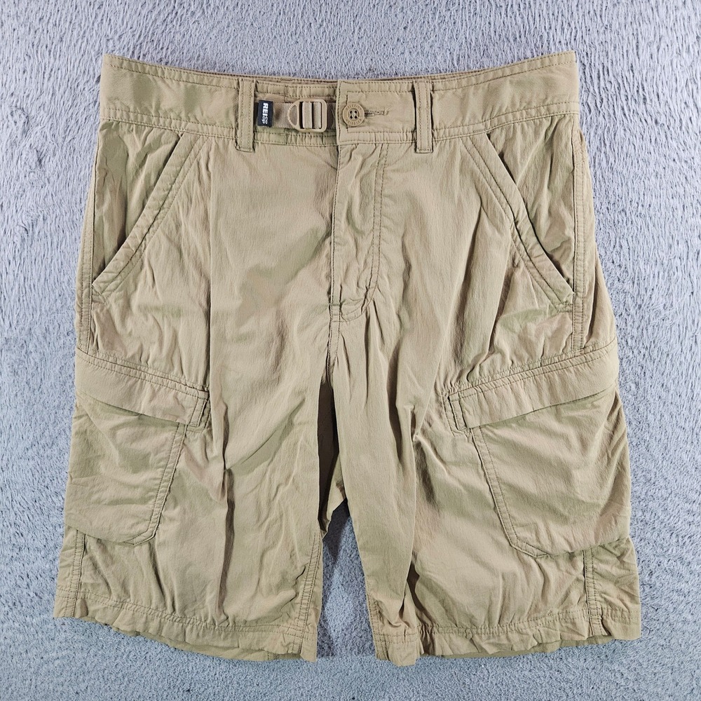 REI Co-op Sahara Relaxed Cargo Shorts Mens 30 Khaki Tan Hiking Outdoor